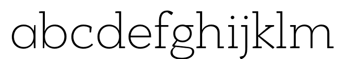 PFBagueSlabPro-Thin Font LOWERCASE