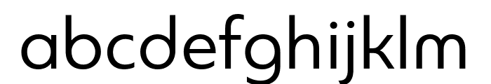 PFBagueUniPro-Regular Font LOWERCASE