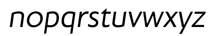 PFBrummell-Italic Font LOWERCASE