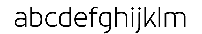 PFBrummell-Light Font LOWERCASE