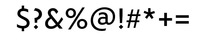 PFBrummell-Medium Font OTHER CHARS
