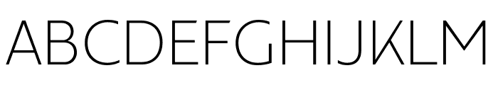 PFBrummell-Thin Font UPPERCASE