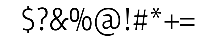 PFBulletinSansPro-Light Font OTHER CHARS
