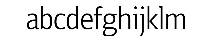 PFBulletinSansPro-Light Font LOWERCASE
