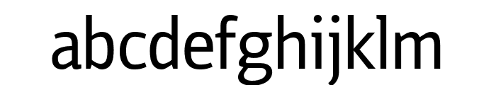 PFBulletinSansPro-Regular Font LOWERCASE