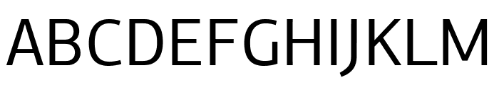 PFCentroSansPro-Regular Font UPPERCASE