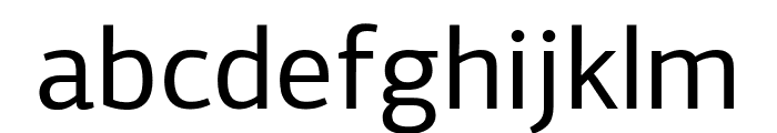 PFCentroSansPro-Regular Font LOWERCASE