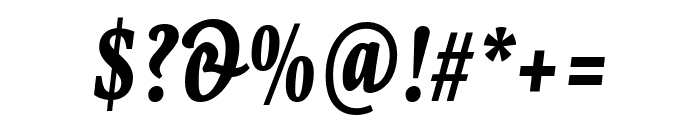 PFCentroSerifComp-BoldItalic Font OTHER CHARS