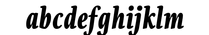 PFCentroSerifComp-BoldItalic Font LOWERCASE