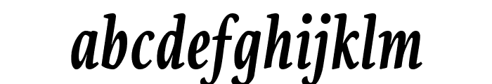 PFCentroSerifComp-MediumItalic Font LOWERCASE