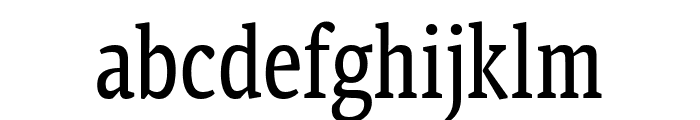 PFCentroSerifComp-Regular Font LOWERCASE
