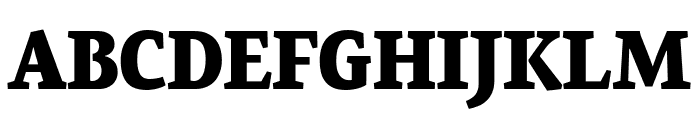PFCentroSerifCond-Black Font UPPERCASE