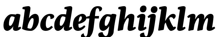 PFCentroSerifCond-BlackItalic Font LOWERCASE