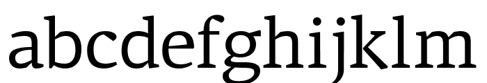 PFCentroSerifPro-Regular Font LOWERCASE
