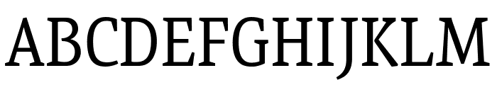 PFCentroSerifXCond-Regular Font UPPERCASE