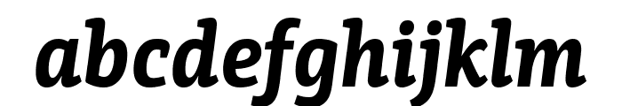 PFCentroSlabCond-BoldItalic Font LOWERCASE