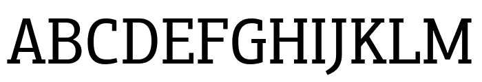 PFCentroSlabCond-Regular Font UPPERCASE