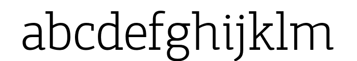 PFCentroSlabPress-Light Font LOWERCASE