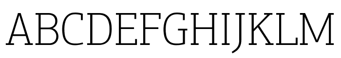 PFCentroSlabPress-Thin Font UPPERCASE