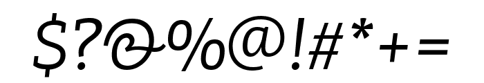 PFCentroSlabPro-Italic Font OTHER CHARS