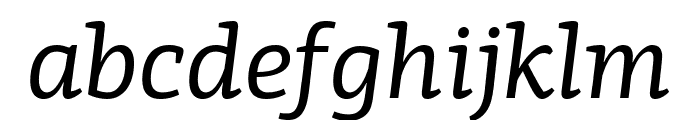 PFCentroSlabPro-Italic Font LOWERCASE