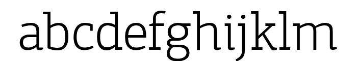 PFCentroSlabPro-Light Font LOWERCASE