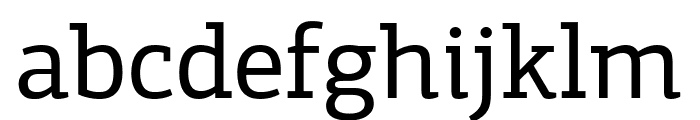 PFCentroSlabPro-Regular Font LOWERCASE