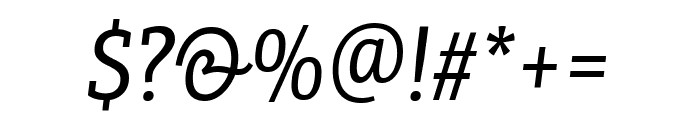 PFCentroSlabXCond-Italic Font OTHER CHARS