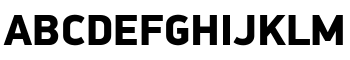 PFDINDisplayPro-Black Font UPPERCASE
