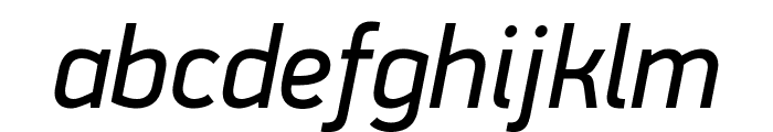 PFDINDisplayPro-Italic Font LOWERCASE