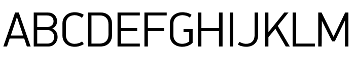 PFDINDisplayPro-Light Font UPPERCASE