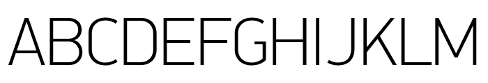PFDINDisplayPro-Thin Font UPPERCASE