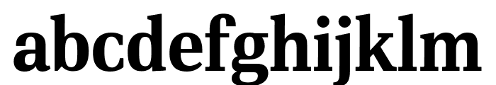 PFDINSerif-Bold Font LOWERCASE
