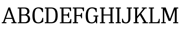 PFDINSerif-Regular Font UPPERCASE