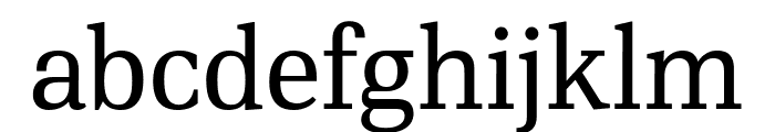 PFDINSerif-Regular Font LOWERCASE