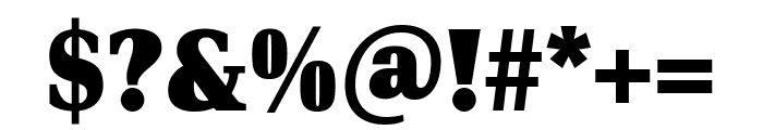 PFDINSerif-XBlack Font OTHER CHARS