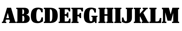 PFDINSerif-XBlack Font UPPERCASE
