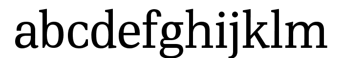 PFDINSerifArabic-Regular Font LOWERCASE