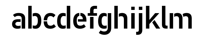 PFDINStencilPro-Medium Font LOWERCASE