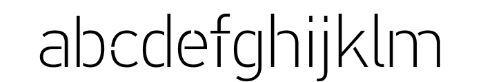 PFDINStencilPro-Thin Font LOWERCASE