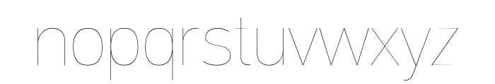 PFDINTextArabic-Hairline Font LOWERCASE