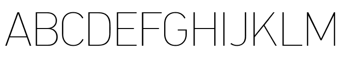 PFDINTextArabic-XThin Font UPPERCASE