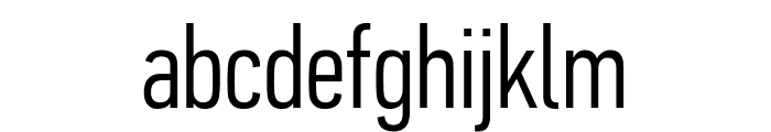 PFDINTextCompPro-Light Font LOWERCASE