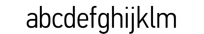 PFDINTextCondPro-Light Font LOWERCASE