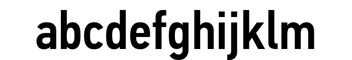 PFDINTextCondPro-Medium Font LOWERCASE