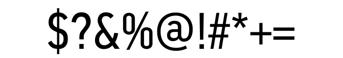PFDINTextCondPro-Regular Font OTHER CHARS