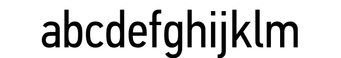 PFDINTextCondPro-Regular Font LOWERCASE