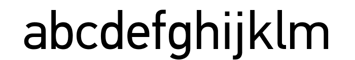 PFDINTextPro-Regular Font LOWERCASE