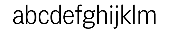 PFDasGroteskPro-Light Font LOWERCASE