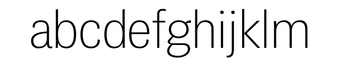 PFDasGroteskPro-Thin Font LOWERCASE